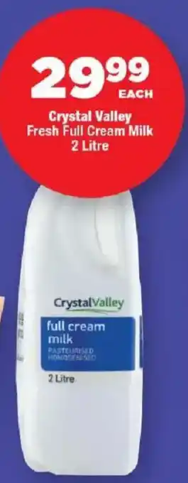 OK Foods Crystal Valley Fresh Full Cream Milk offer