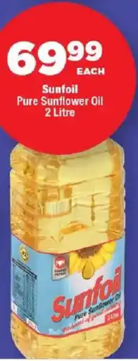 OK Foods Sunfoil Pure Sunflower Oil offer