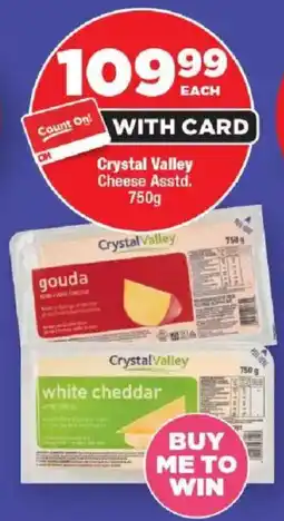 OK Foods Crystal Valley Cheese offer