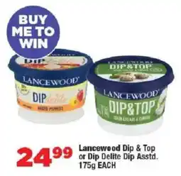 OK Foods Lancewood Dip & Top or Dip Delite Dip offer