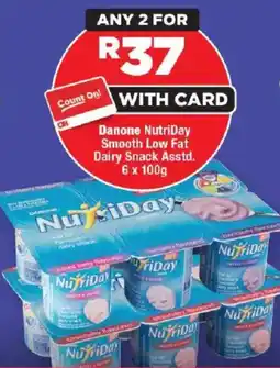 OK Foods Danone NutriDay Smooth Low Fat Dairy Snack offer
