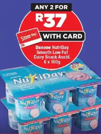 OK Foods Danone NutriDay Smooth Low Fat Dairy Snack offer