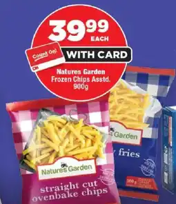 OK Foods Natures Garden Frozen Chips offer