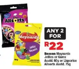 OK Foods Beacon Maynards Jellies or Gums or Liquorice Allsorts offer