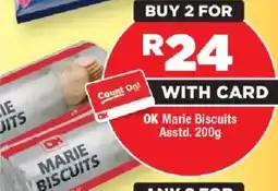 OK Foods OK Marie Biscuits offer