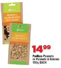 OK Foods Padkos Peanuts or Peanuts & Raisins offer