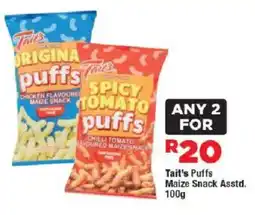 OK Foods Tait's Puffs Maize Snack offer
