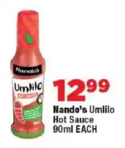 OK Foods Nando's Umlilo Hot Sauce offer