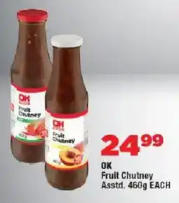 OK Foods OK Fruit Chutney offer