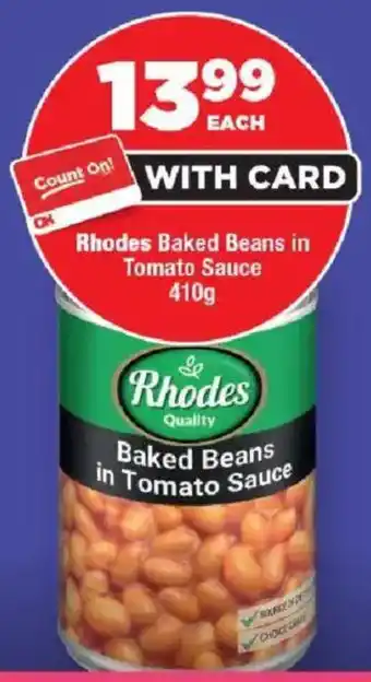 OK Foods Rhodes Baked Beans in Tomato Sauce offer