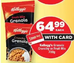 OK Foods Kellogg's Granola Crunchy or Fruit Mix offer
