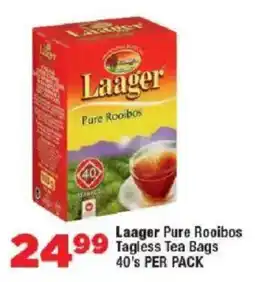 OK Foods Laager Pure Rooibos Tagless Tea Bags offer