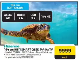 Makro Hisense 164 cm 65" Smart QLED 144 Hz TV offer