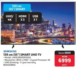 Makro Samsung 139 cm 55" Smart UHD TV offer