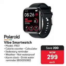 Makro Polaroid Vibe Smartwatch offer