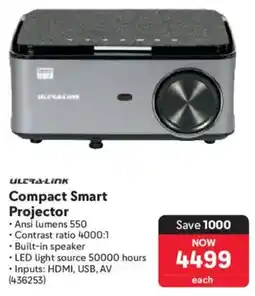 Makro Ultra-link Compact Smart Projector offer