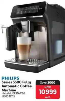 Makro Philips Series 3300 Fully Automatic Coffee Machine offer