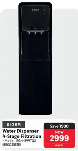 Makro Eiger Water Dispenser 4-Stage Filtration offer