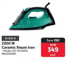 Makro Eiger 2200 W Ceramic Steam Iron offer