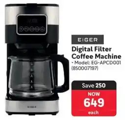 Makro Eiger Digital Filter Coffee Machine offer