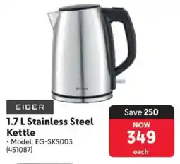 Makro Eiger Stainless Steel Kettle offer