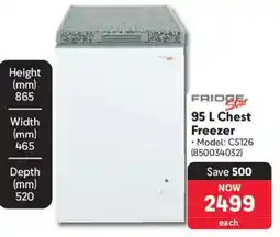 Makro Fride Star Chest Freezer offer