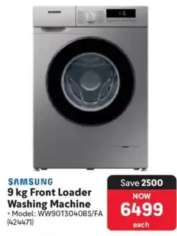 Makro Samsung Front Loader Washing Machine offer