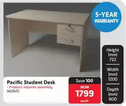Makro Pacific Student Desk offer