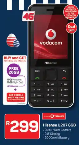 Pick n Pay Hypermarket Hisense U207 8GB offer