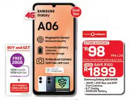 Pick n Pay Hypermarket Samsung Galaxy A06 64GB offer