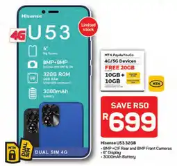 Pick n Pay Hypermarket Hisense U53 32GB offer