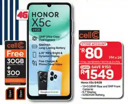 Pick n Pay Hypermarket Honor X5c 64GB offer