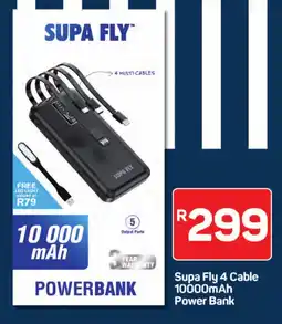 Pick n Pay Hypermarket Supa Fly 4 Cable 10000mAh Power Bank offer