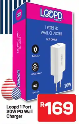 Pick n Pay Hypermarket Loopd 1 Port 20W PD Wall Charger offer