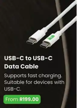 Pick n Pay Hypermarket GMA USB-C to USB-C Data Cable offer