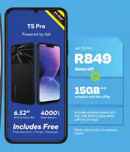 Pick n Pay Hypermarket Itel TS Pro offer