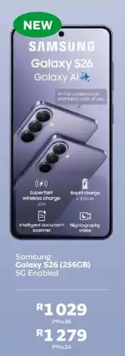 MTN Samsung Galaxy S26 256GB offer
