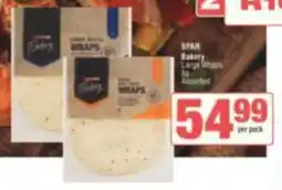 KwikSpar SPAR Bakery Large Wraps Assorted offer
