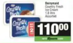 KwikSpar Dairymaid Courtry Fresh Ice Cream Assorted offer