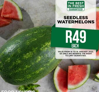 Food Lover's Market Watermelon offer