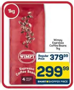 Pick n Pay Hypermarket Wimpy Espresso Coffee Beans 1kg offer
