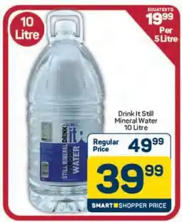 Pick n Pay Hypermarket Drink It Still Mineral Water 10 Litre offer