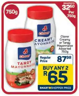 Pick n Pay Hypermarket Clover Creamy or Tangy Mayonnaise offer