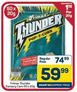Pick n Pay Hypermarket Frimax Thunder Savoury Corn 50 x 20g offer