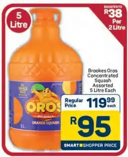 Pick n Pay Hypermarket BROOKES OROS CONCENTRATED SQUASH offer
