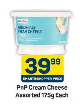 Pick n Pay PnP Cream Cheese Assorted 175g Each offer
