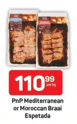 Pick n Pay PnP Mediterranean or Moroccan Braai Espetada offer