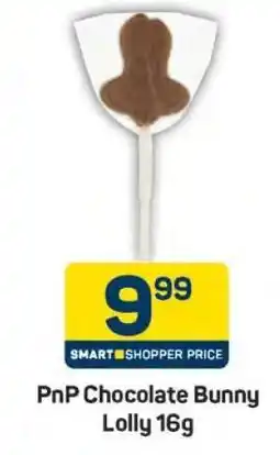 Pick n Pay PnP Chocolate Bunny Lolly 16g offer