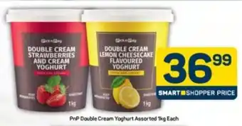 Pick n Pay PnP Double Cream Yoghurt Assorted offer