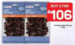 Pick n Pay PnP Sliced Beef Biltong offer
